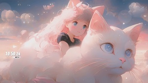 猫咪与女孩