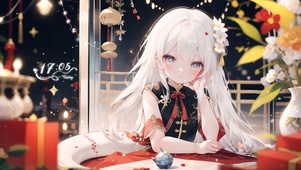 温馨房间女孩