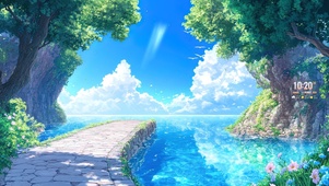 海景蓝天