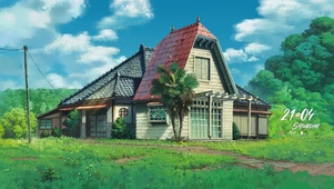 4K唯美治愈动漫龙猫小屋