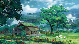 4K唯美治愈夏日乡村风景