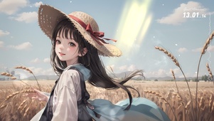 4k草帽女孩