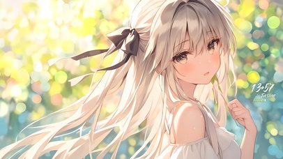 唯美治愈吊带女孩