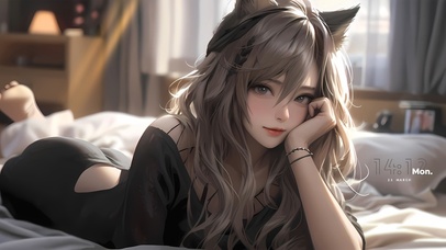 纯欲气质猫耳娘	