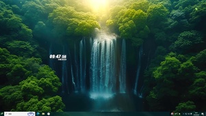 微光瀑布主题