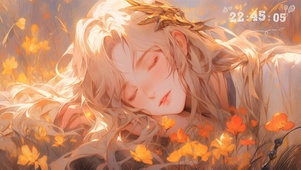 花田治愈女孩睡美人