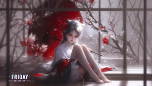 她的肤色如同黄昏的阳光