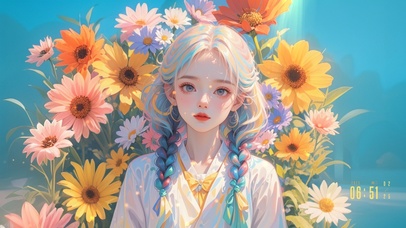 4K 花仙子动漫女生