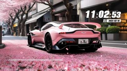 粉色跑车（音乐律动）