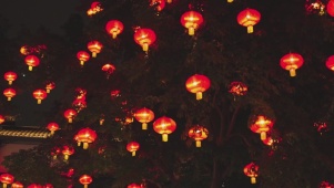 灯笼过年气氛