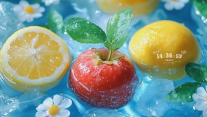 水果冰块