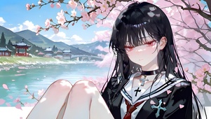 朽叶千咲-4k插画