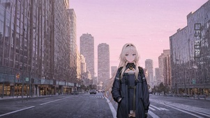 雪花街道少女