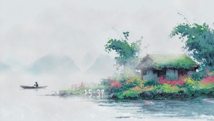草屋AI插画