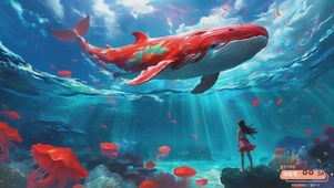 海底观鲸