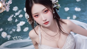 唯美4K樱花少女