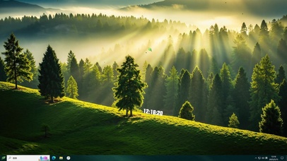 护眼晨雾森林主题