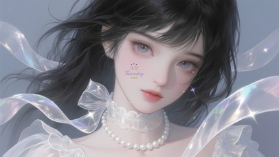 梦幻鎏金陶瓷少女