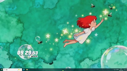 可爱小女孩桌面主题