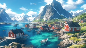 海边村庄