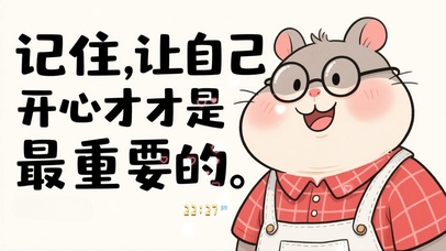 让自己开心最重要