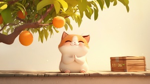 祝君好运猫咪