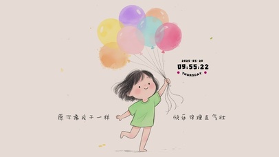 愿你像小朋友一样快乐