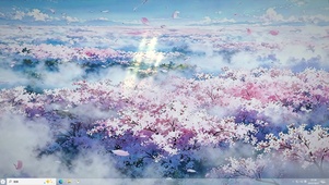 樱落云海-桌面主题