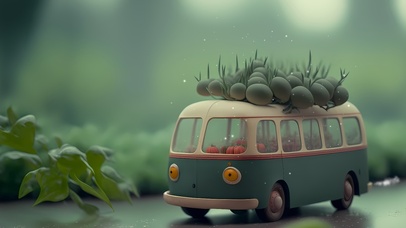 森林迷你小汽车