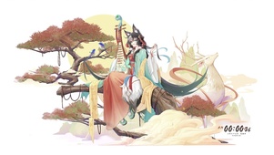 4K唯美古风琵琶狐仙