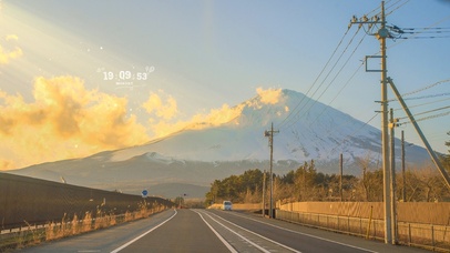 富士山夜景