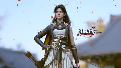 4k古风帅气美女