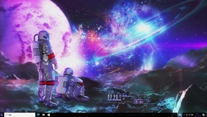 望太空主题