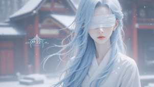 古风雪中佳人
