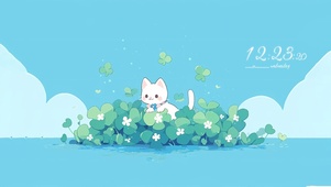 四叶草猫咪