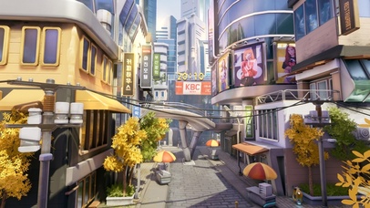 唯美治愈日系城市街道