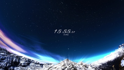 4k超清 雪夜星空