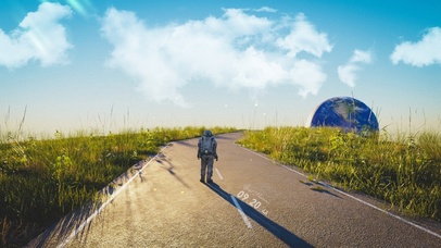 星辰不坠落宇航员