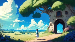 唯美风景·树屋前的踟蹰
