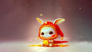 兔年大吉 发财暴富 4K 萌宠