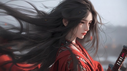 4K唯美古风国风女侠