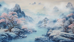 梦幻古风海景