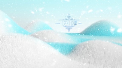 冬天毛绒下雪场景