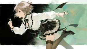 风中奔跑的少女