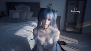 清纯 少女初音