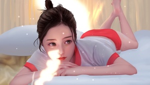 可爱阳光少女
