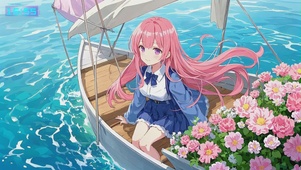 船上的少女