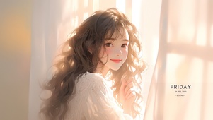 治愈阳光女孩