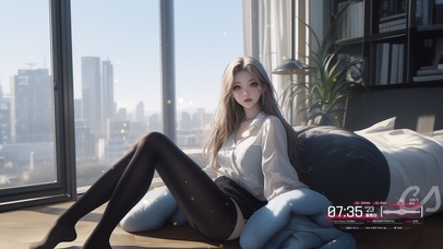 纯净透明，仿佛能看透人心的角落