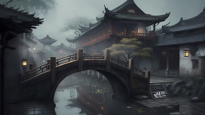 古色唯美江南山水